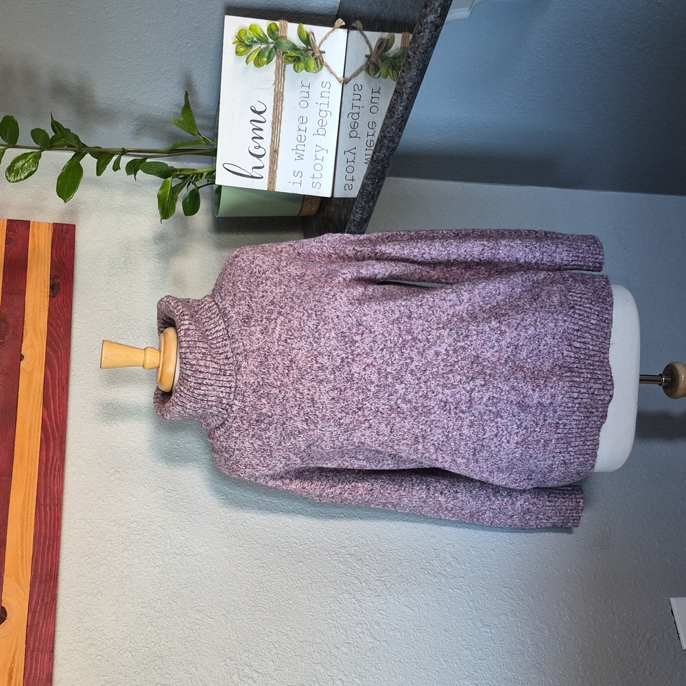 Old Navy Turtleneck Purple Sweater Size L - Picture 1 of 6